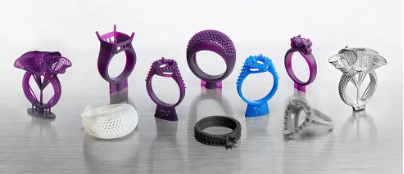 Modelos de joyería en resina calcinable